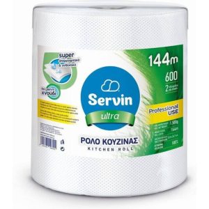 Професионална домакинска хартия Servin Ultra 144 м / 1.5 кг