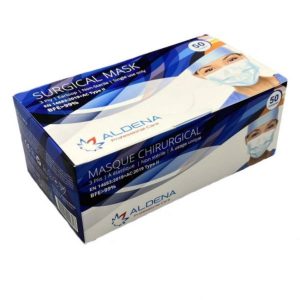 Медицински маски ALDENA сини 3-пластови Type II 50 бр.
