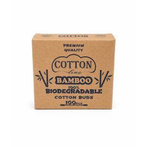 Бамбукови клечки за уши Cotton Line Bamboo 100 бр
