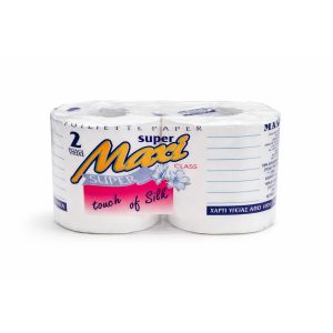 Тоалетна хартия Maxi Super 2 ролки целулоза